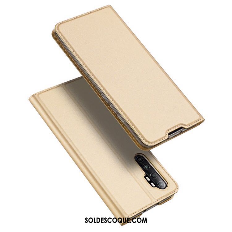 Coque Xiaomi Mi Note 10 Lite Business Petit Étui En Cuir Téléphone Portable Rose En Ligne