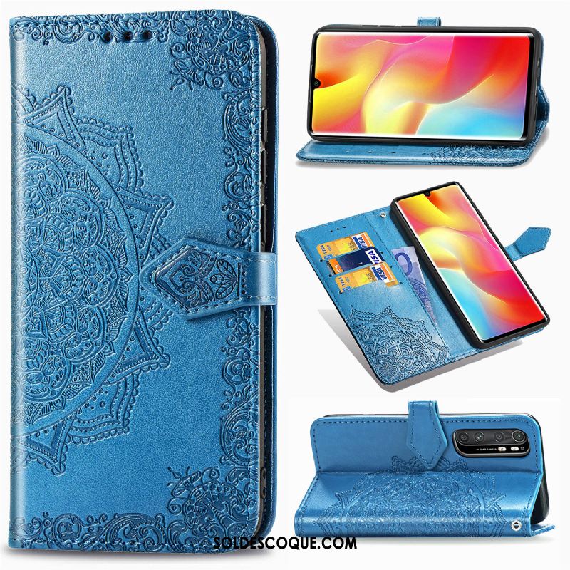 Coque Xiaomi Mi Note 10 Lite Clamshell Étui En Cuir Téléphone Portable Petit Carte Soldes