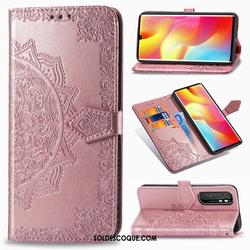 Coque Xiaomi Mi Note 10 Lite Clamshell Étui En Cuir Téléphone Portable Petit Carte Soldes