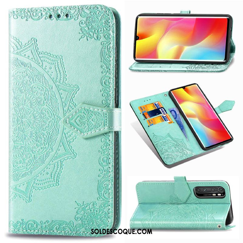 Coque Xiaomi Mi Note 10 Lite Clamshell Étui En Cuir Téléphone Portable Petit Carte Soldes