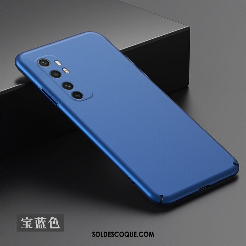 Coque Xiaomi Mi Note 10 Lite Délavé En Daim Difficile Petit Noir Or En Ligne
