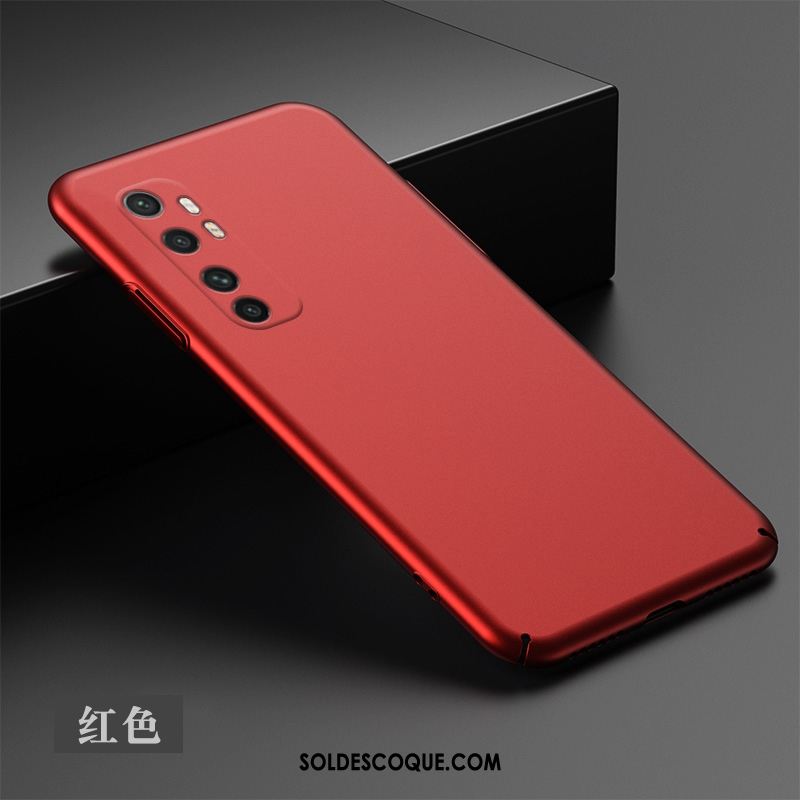 Coque Xiaomi Mi Note 10 Lite Délavé En Daim Difficile Petit Noir Or En Ligne