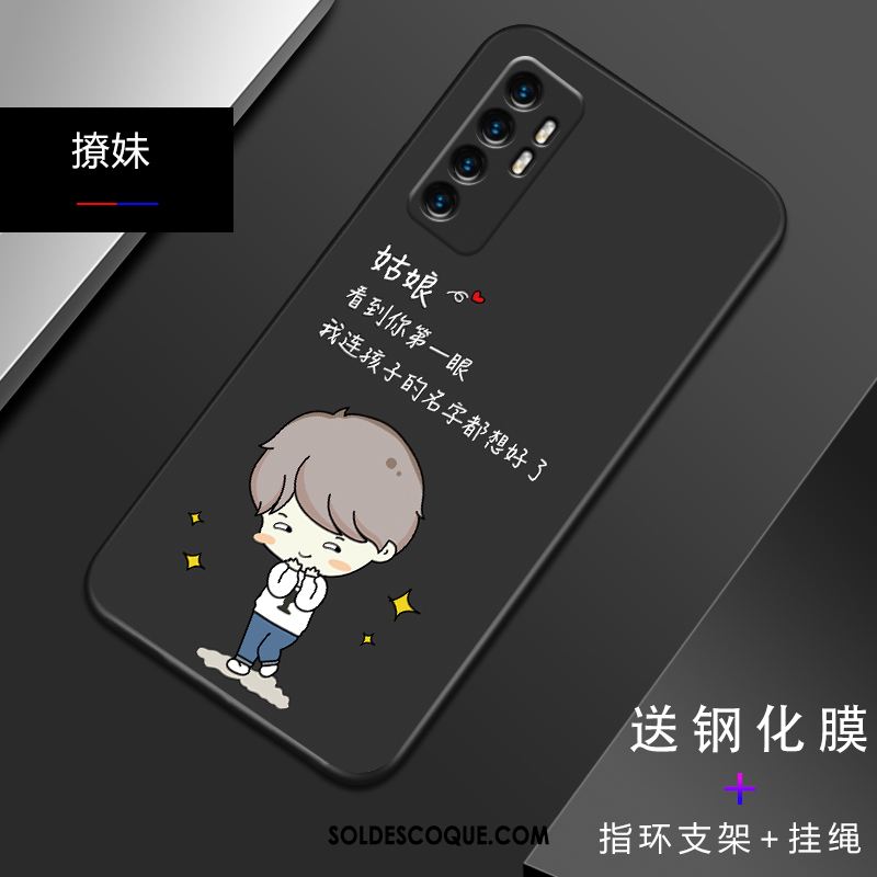 Coque Xiaomi Mi Note 10 Lite Silicone Tout Compris Noir Téléphone Portable Personnalité En Ligne