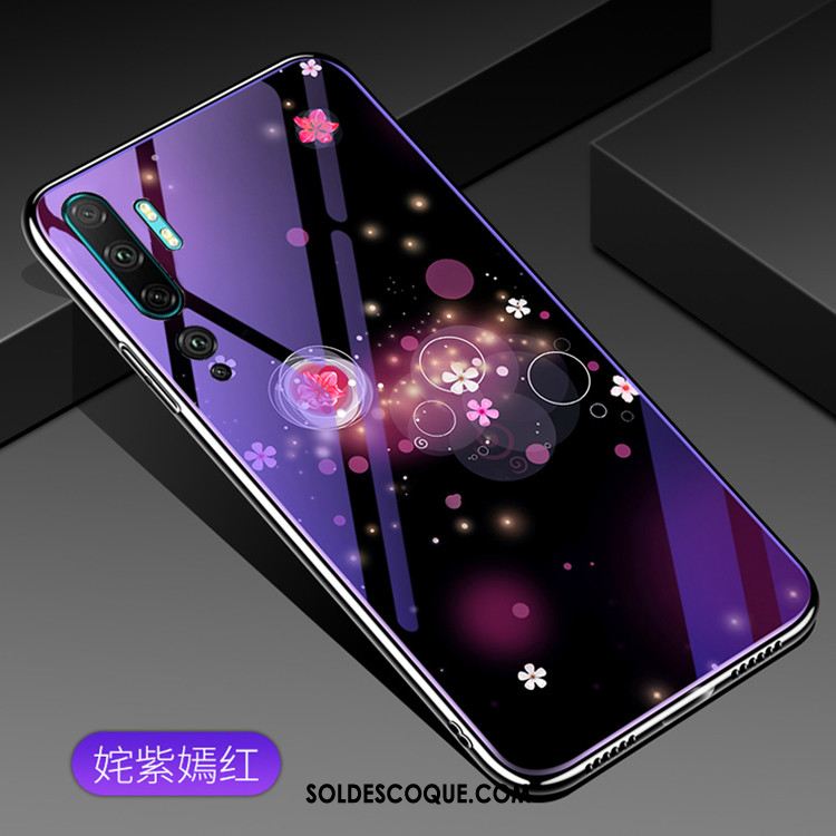 Coque Xiaomi Mi Note 10 Mode Personnalité Verre Téléphone Portable Tendance Pas Cher