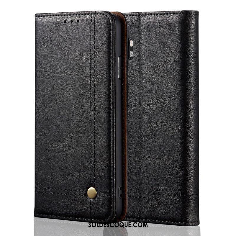 Coque Xiaomi Mi Note 10 Petit Business Mode Protection Étui En Cuir En Vente