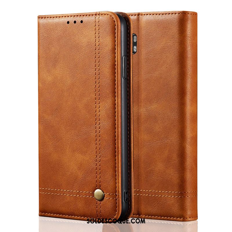 Coque Xiaomi Mi Note 10 Petit Business Mode Protection Étui En Cuir En Vente