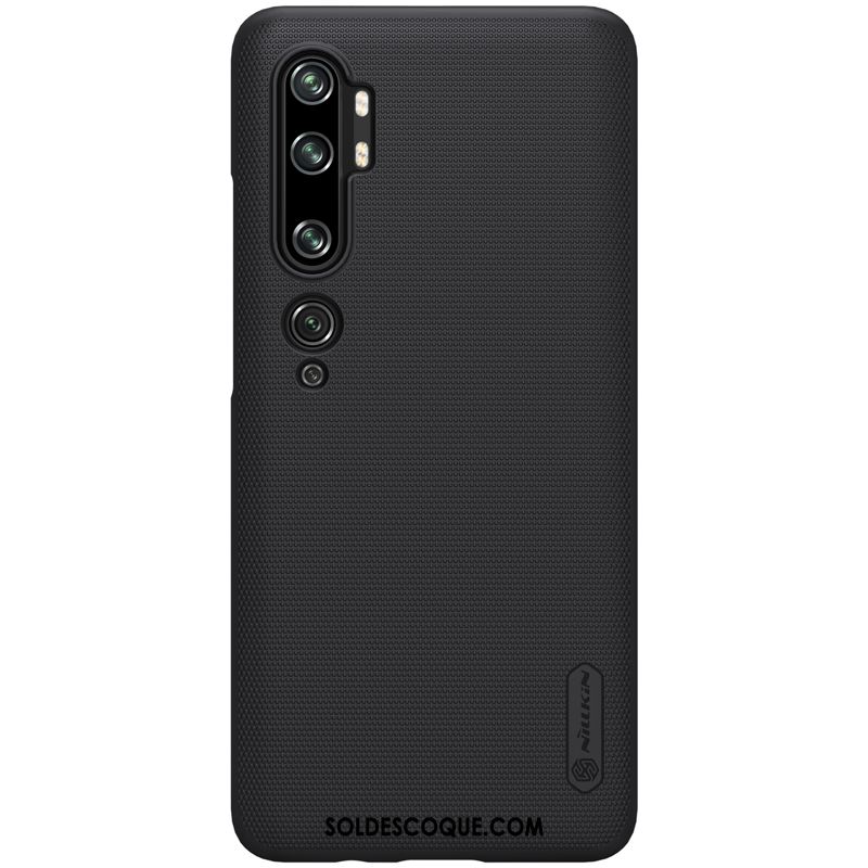 Coque Xiaomi Mi Note 10 Petit Or Protection Délavé En Daim Étui Soldes