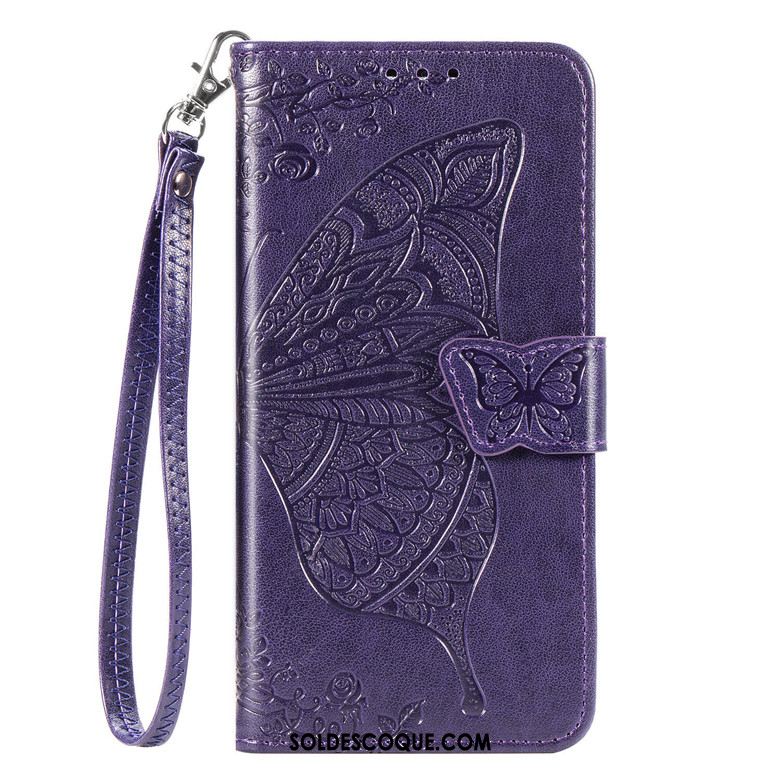 Coque Xiaomi Mi Note 10 Protection Petit Papillon Téléphone Portable Noir Housse En Vente