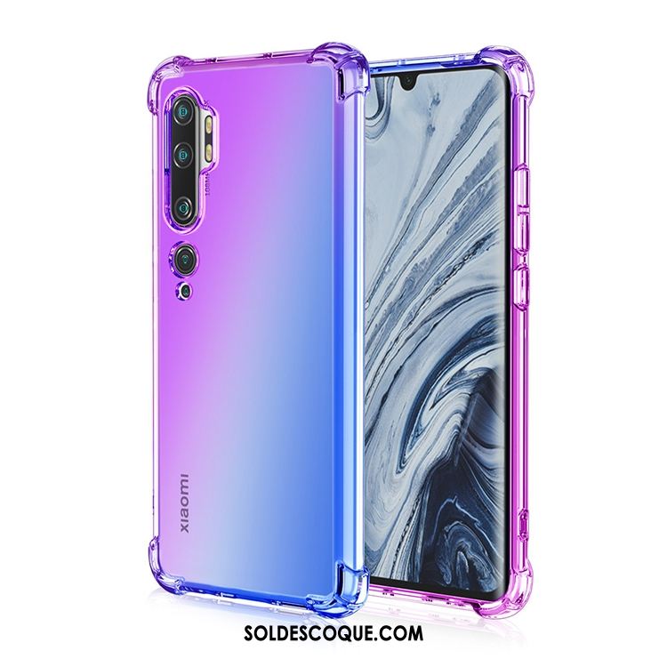 Coque Xiaomi Mi Note 10 Silicone Étui Arc En Ciel Ballon Rose Housse Soldes