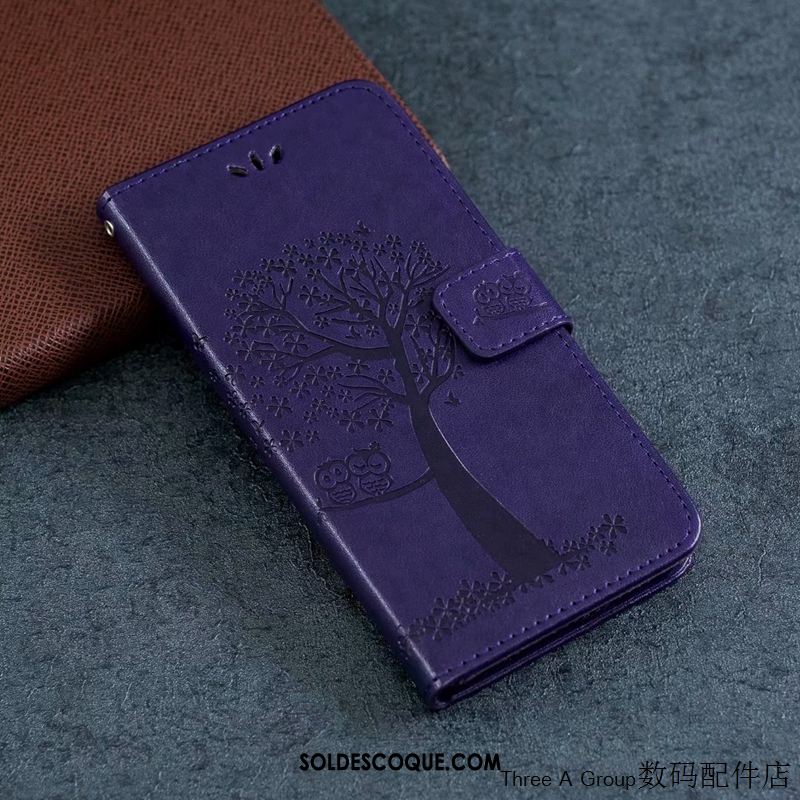 Coque Xiaomi Mi Note 10 Téléphone Portable Protection Petit Violet Charmant Pas Cher