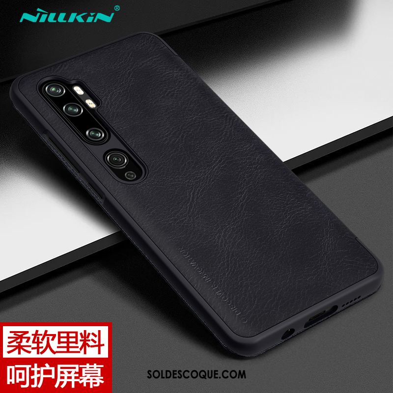 Coque Xiaomi Mi Note 10 Étui Or Business Petit Étui En Cuir Soldes