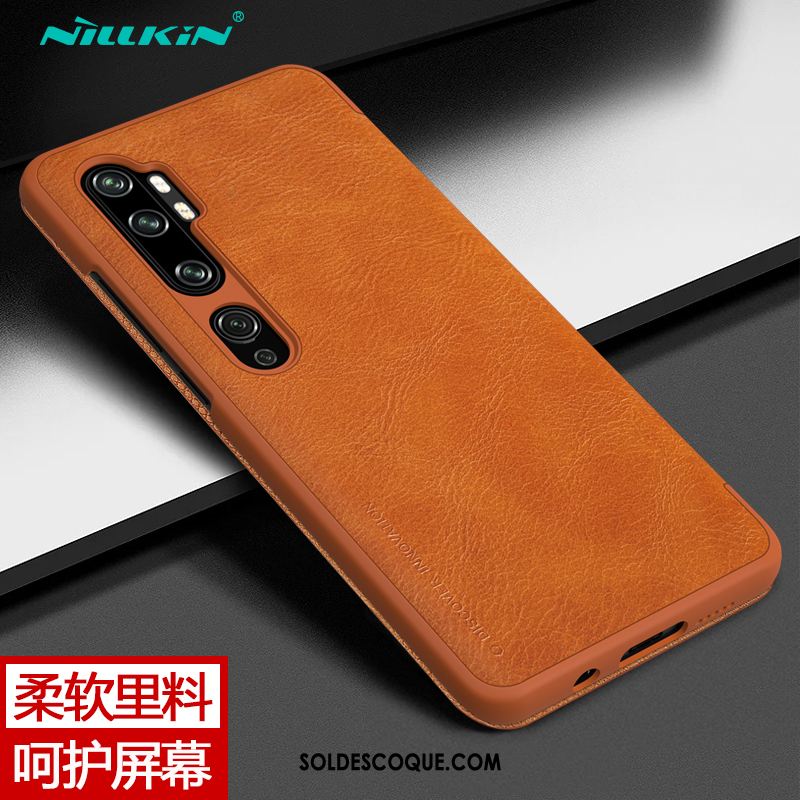 Coque Xiaomi Mi Note 10 Étui Or Business Petit Étui En Cuir Soldes