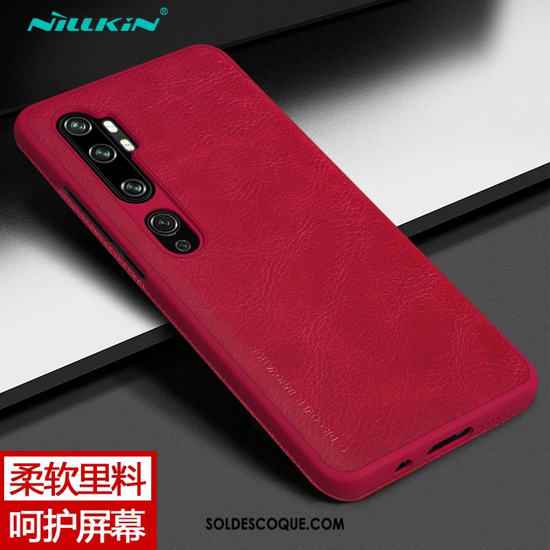 Coque Xiaomi Mi Note 10 Étui Or Business Petit Étui En Cuir Soldes