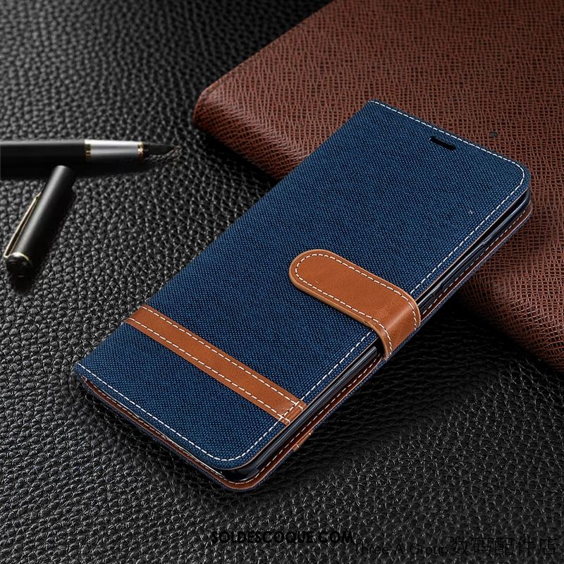 Coque Xiaomi Mi Note 10 Étui Protection Tissu Business Téléphone Portable France