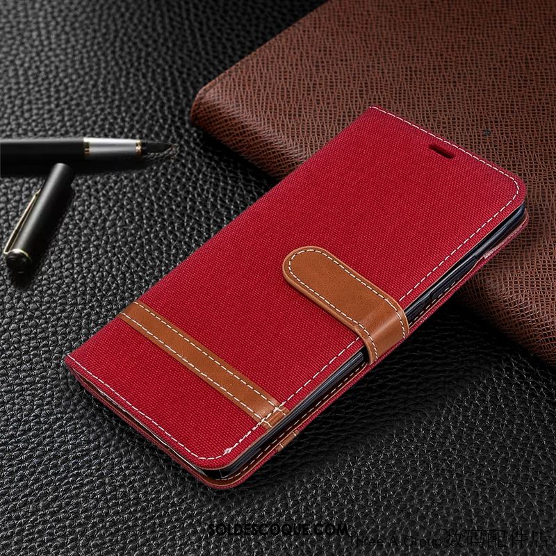 Coque Xiaomi Mi Note 10 Étui Protection Tissu Business Téléphone Portable France