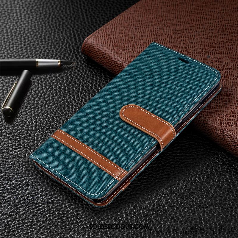 Coque Xiaomi Mi Note 10 Étui Protection Tissu Business Téléphone Portable France