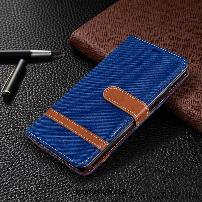 Coque Xiaomi Mi Note 10 Étui Protection Tissu Business Téléphone Portable France