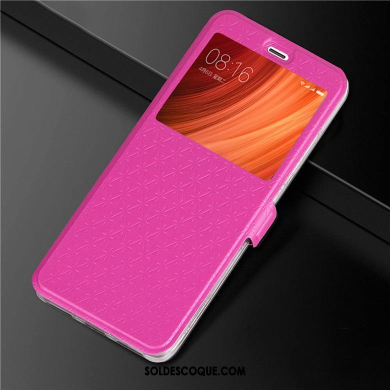 Coque Xiaomi Redmi 5 Clamshell Étui Rouge Incassable Téléphone Portable France