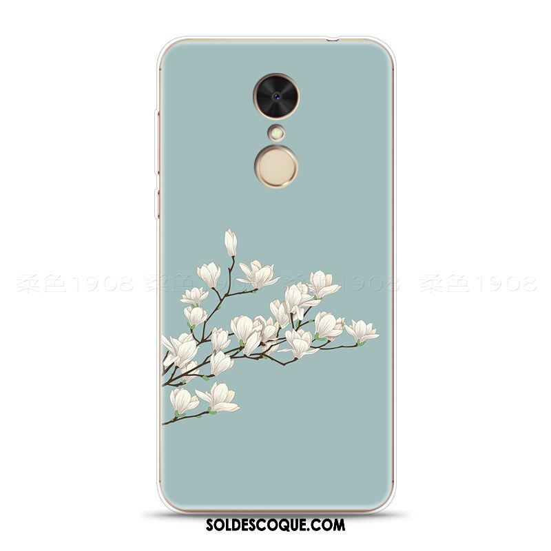 Coque Xiaomi Redmi 5 Personnalité Art Vert Fluide Doux Rouge France