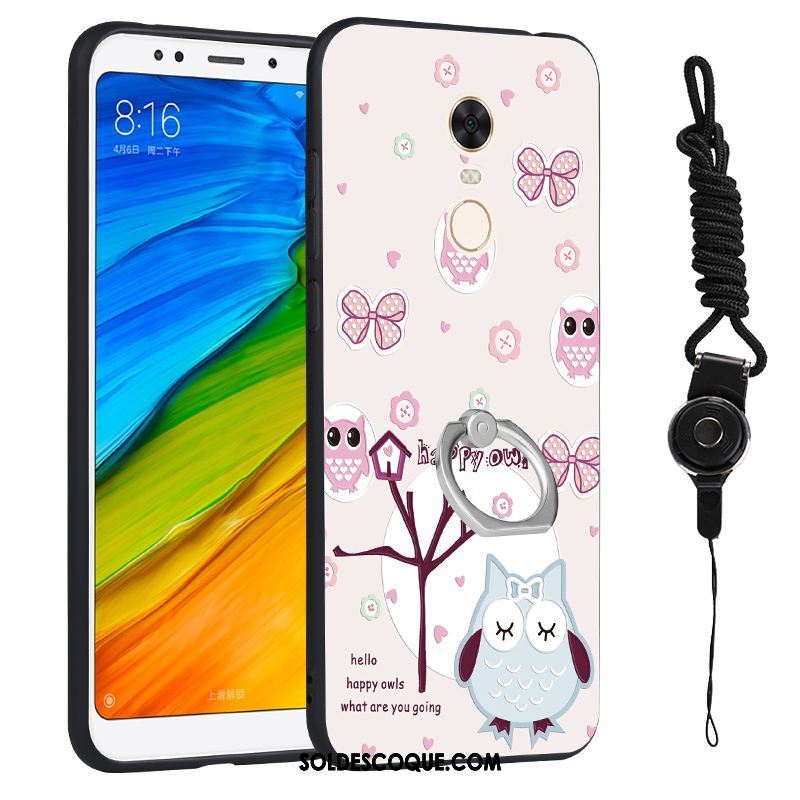 Coque Xiaomi Redmi 5 Personnalité Blanc Tout Compris Charmant Rouge Housse Soldes