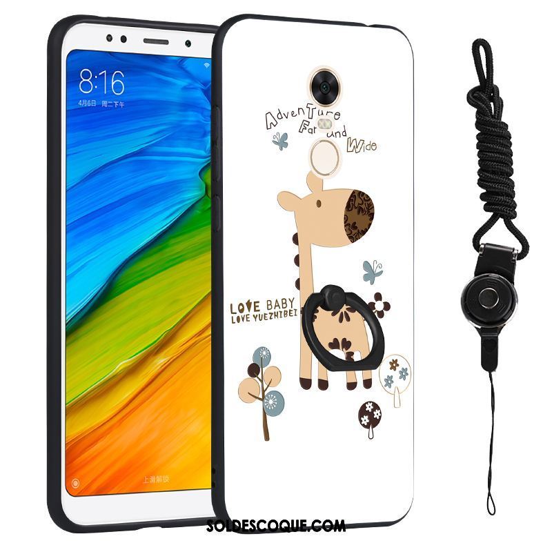 Coque Xiaomi Redmi 5 Personnalité Blanc Tout Compris Charmant Rouge Housse Soldes