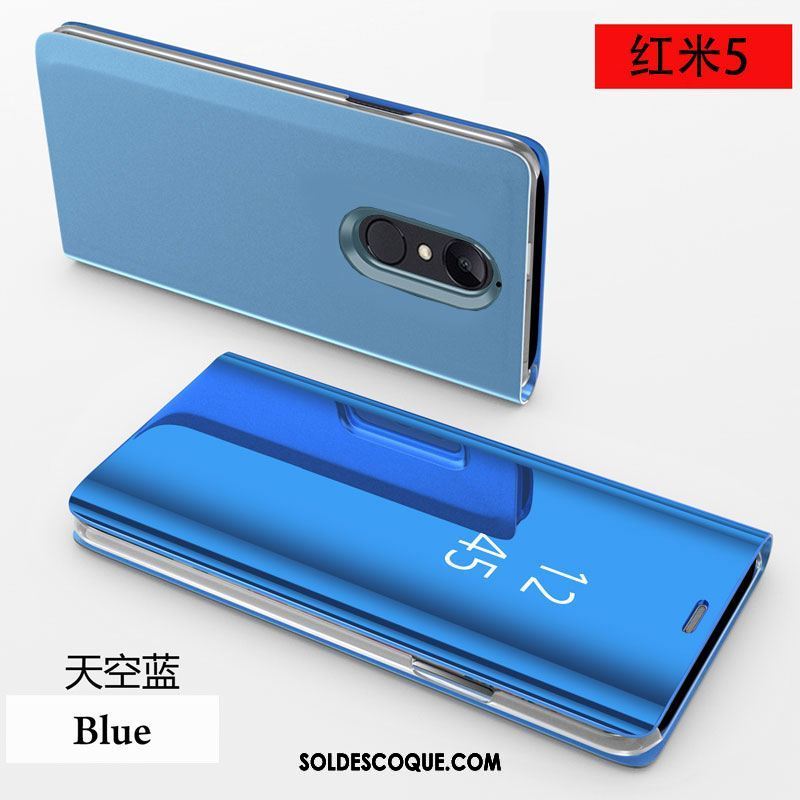 Coque Xiaomi Redmi 5 Personnalité Bleu Incassable Clamshell Tout Compris Soldes