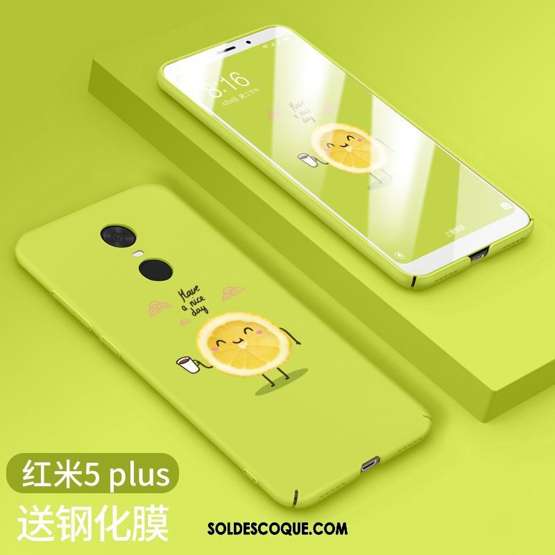 Coque Xiaomi Redmi 5 Plus Charmant Personnalité Incassable Difficile Rouge Pas Cher