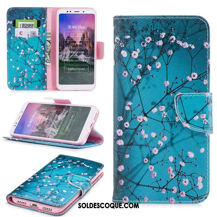 Coque Xiaomi Redmi 5 Plus Dessin Animé Rouge Clamshell Tout Compris Protection Housse France