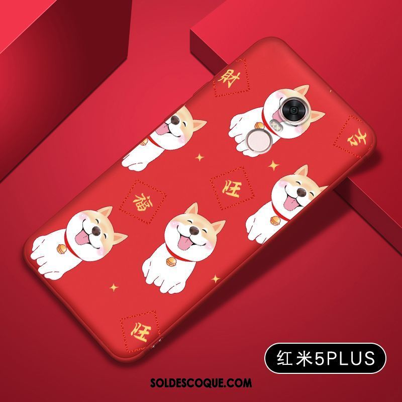 Coque Xiaomi Redmi 5 Plus Fluide Doux Tout Compris Téléphone Portable Délavé En Daim Tendance Soldes