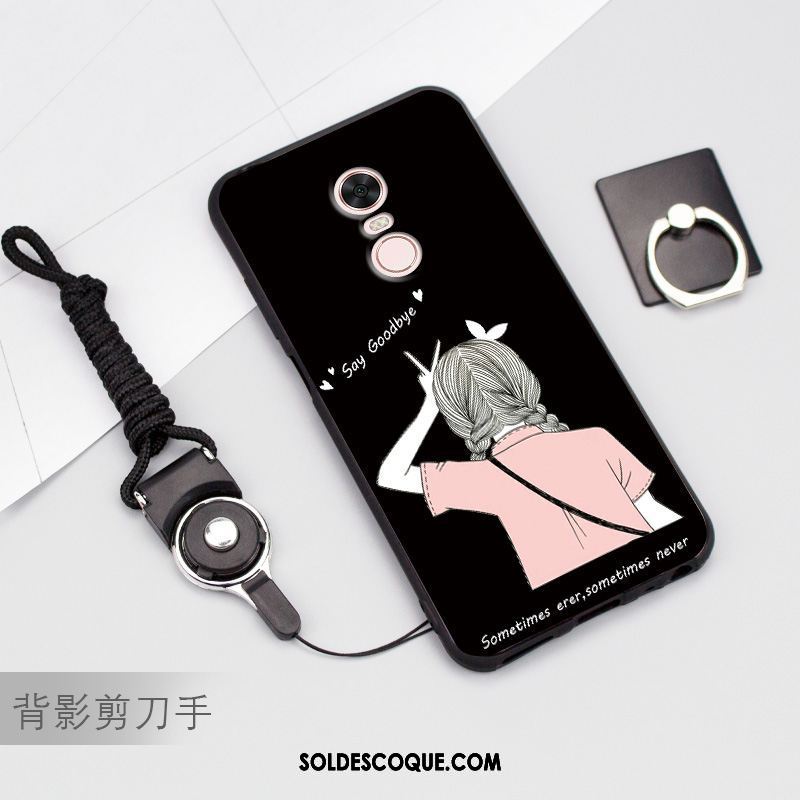 Coque Xiaomi Redmi 5 Plus Gris Dessin Animé Incassable Rouge Protection En Vente