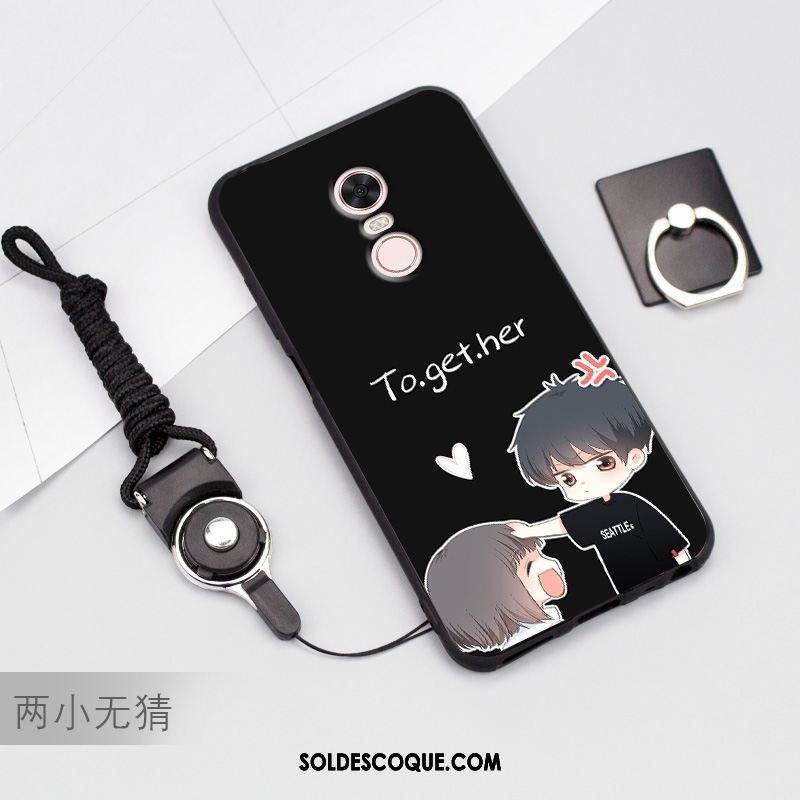 Coque Xiaomi Redmi 5 Plus Gris Dessin Animé Incassable Rouge Protection En Vente