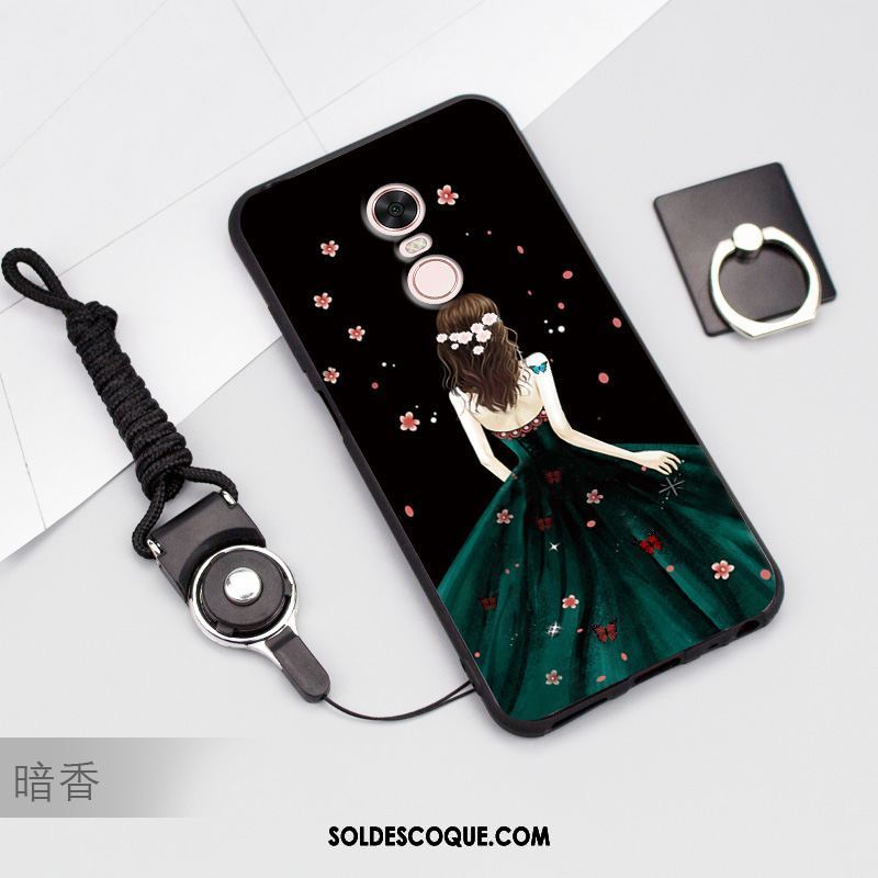 Coque Xiaomi Redmi 5 Plus Gris Dessin Animé Incassable Rouge Protection En Vente