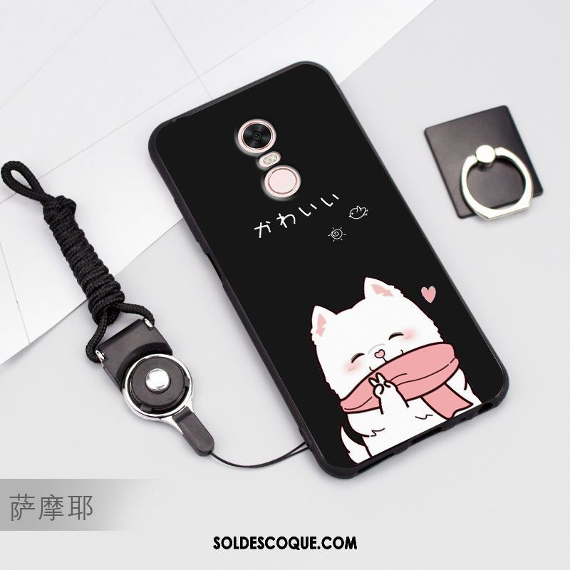 Coque Xiaomi Redmi 5 Plus Gris Dessin Animé Incassable Rouge Protection En Vente