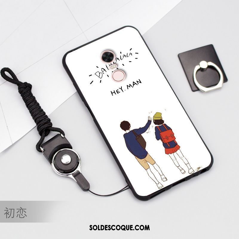 Coque Xiaomi Redmi 5 Plus Gris Dessin Animé Incassable Rouge Protection En Vente