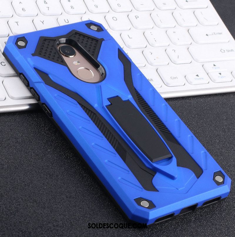 Coque Xiaomi Redmi 5 Plus Incassable Tout Compris Bleu Créatif Protection Housse Pas Cher