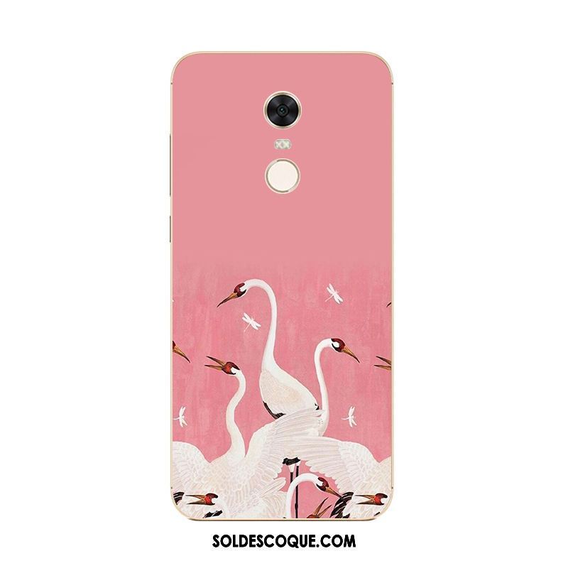 Coque Xiaomi Redmi 5 Plus Petit Protection Grue Style Chinois Créatif Pas Cher