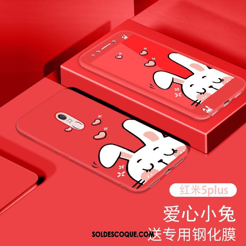 Coque Xiaomi Redmi 5 Plus Protection Rouge Téléphone Portable Dessin Animé Incassable France