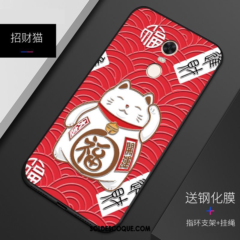 Coque Xiaomi Redmi 5 Plus Rouge Incassable Silicone Petit Protection Housse Pas Cher