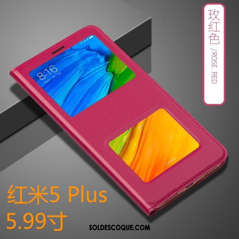 Coque Xiaomi Redmi 5 Plus Rouge Incassable Téléphone Portable Difficile Tout Compris Housse Soldes