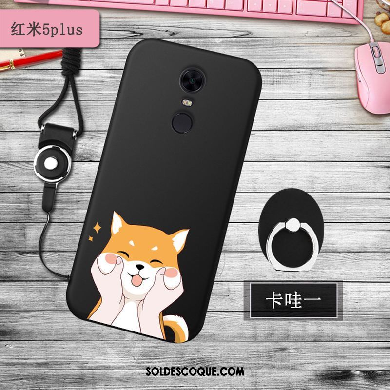 Coque Xiaomi Redmi 5 Plus Rouge Étui Silicone Incassable Tendance En Vente