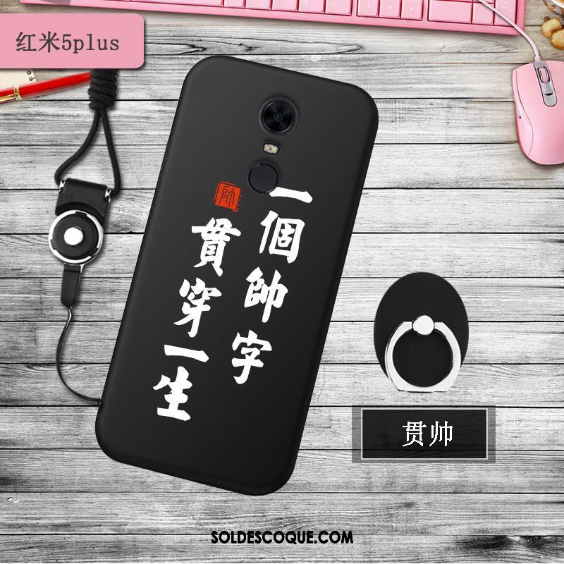 Coque Xiaomi Redmi 5 Plus Rouge Étui Silicone Incassable Tendance En Vente