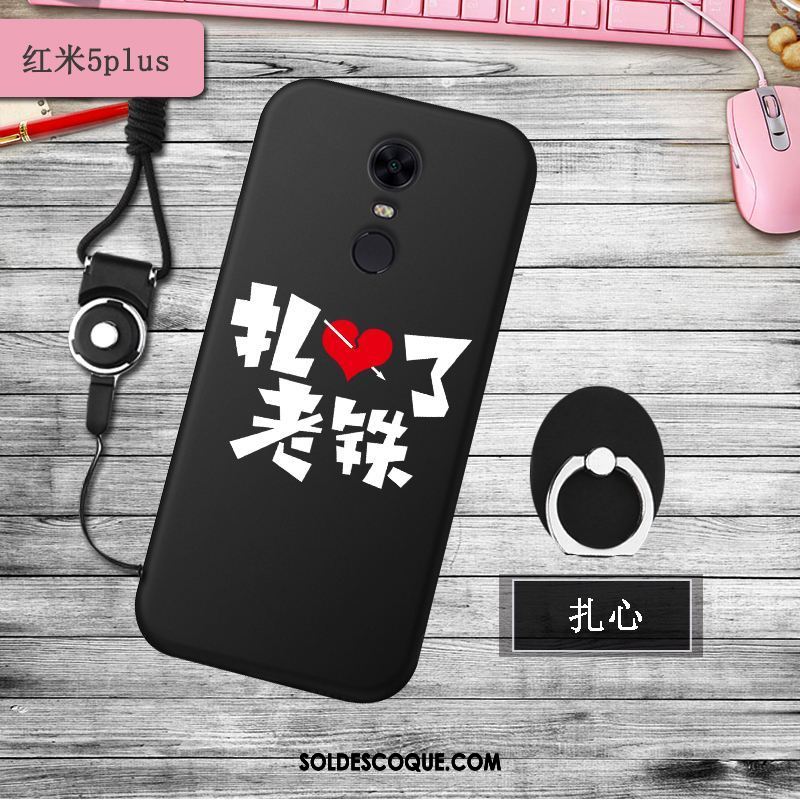 Coque Xiaomi Redmi 5 Plus Rouge Étui Silicone Incassable Tendance En Vente