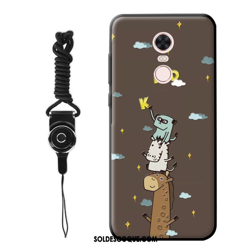 Coque Xiaomi Redmi 5 Plus Tendance Noir Drôle Téléphone Portable Charmant Soldes