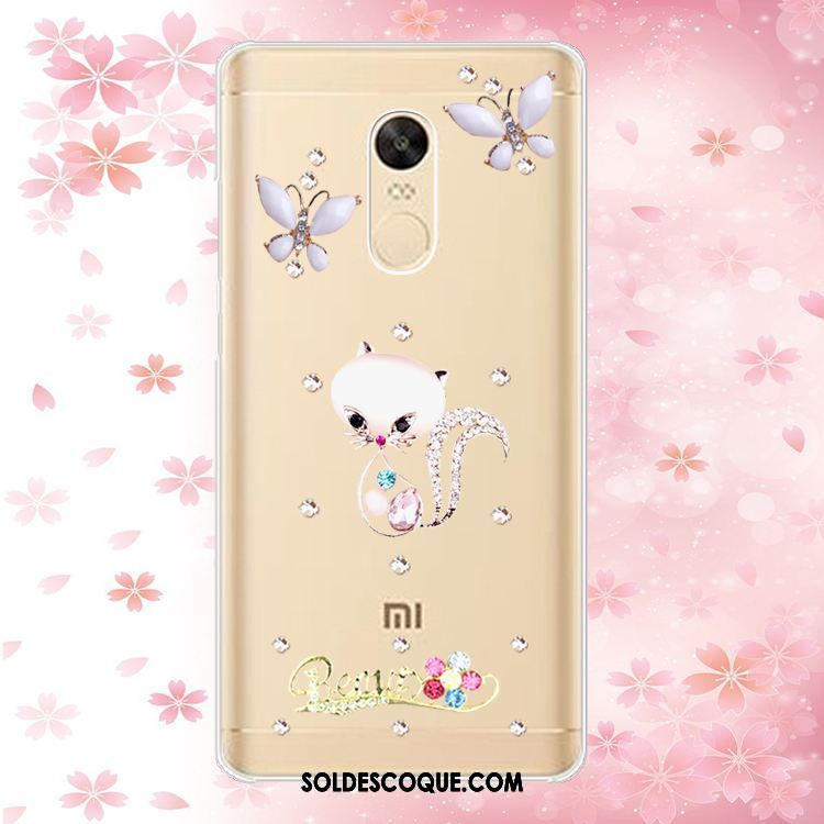 Coque Xiaomi Redmi 5 Plus Téléphone Portable Blanc Tendance Tout Compris Strass En Vente