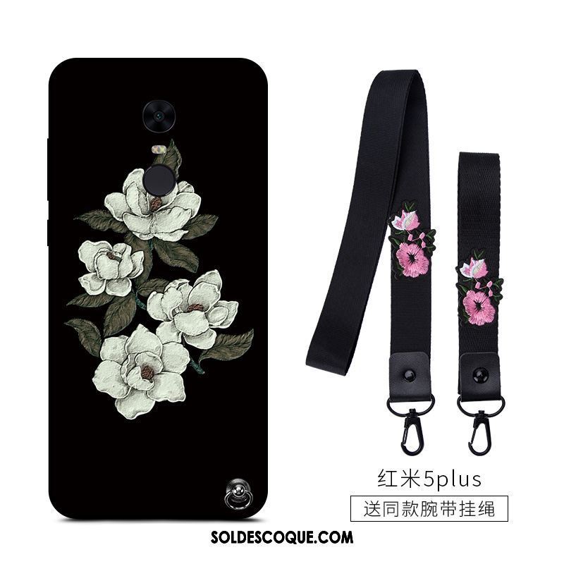 Coque Xiaomi Redmi 5 Plus Téléphone Portable Dessin Animé Silicone Fleur Protection Housse Soldes