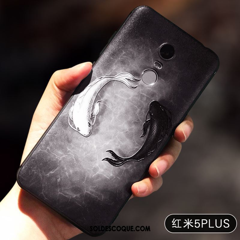 Coque Xiaomi Redmi 5 Plus Étui Téléphone Portable Tout Compris Incassable Noir En Vente