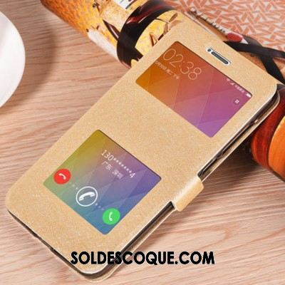 Coque Xiaomi Redmi 5 Rouge Étui Étui En Cuir Or Protection France