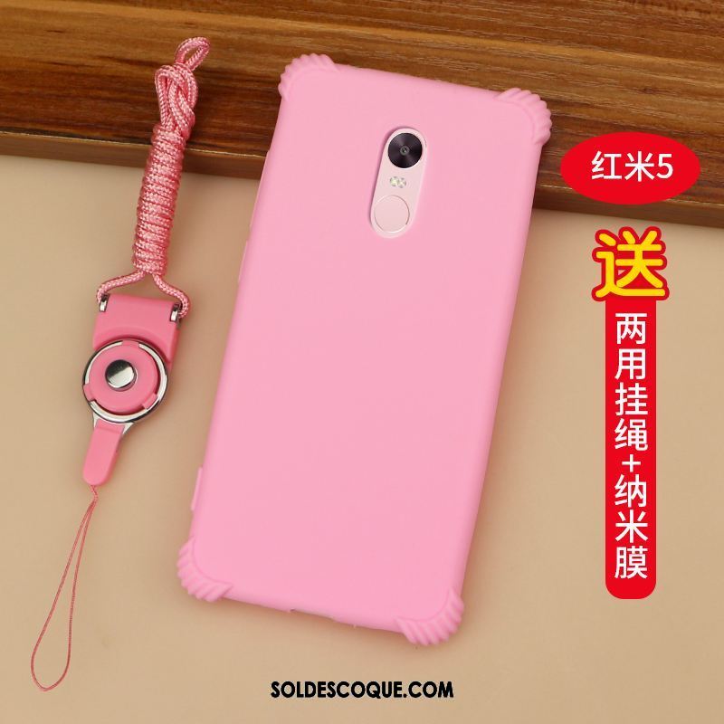 Coque Xiaomi Redmi 5 Silicone Rose Personnalité Ballon Nouveau Soldes