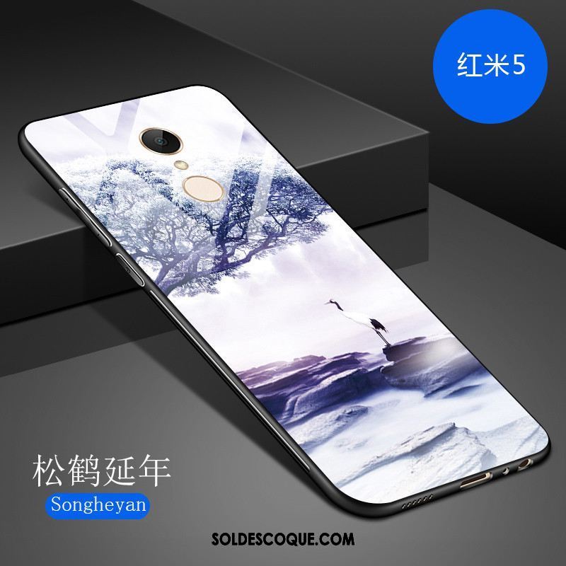 Coque Xiaomi Redmi 5 Tout Compris Nouveau Blanc Créatif Fluide Doux En Ligne