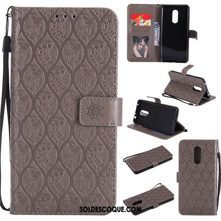 Coque Xiaomi Redmi 5 Étui En Cuir Incassable Portefeuille Carte Téléphone Portable Housse En Vente